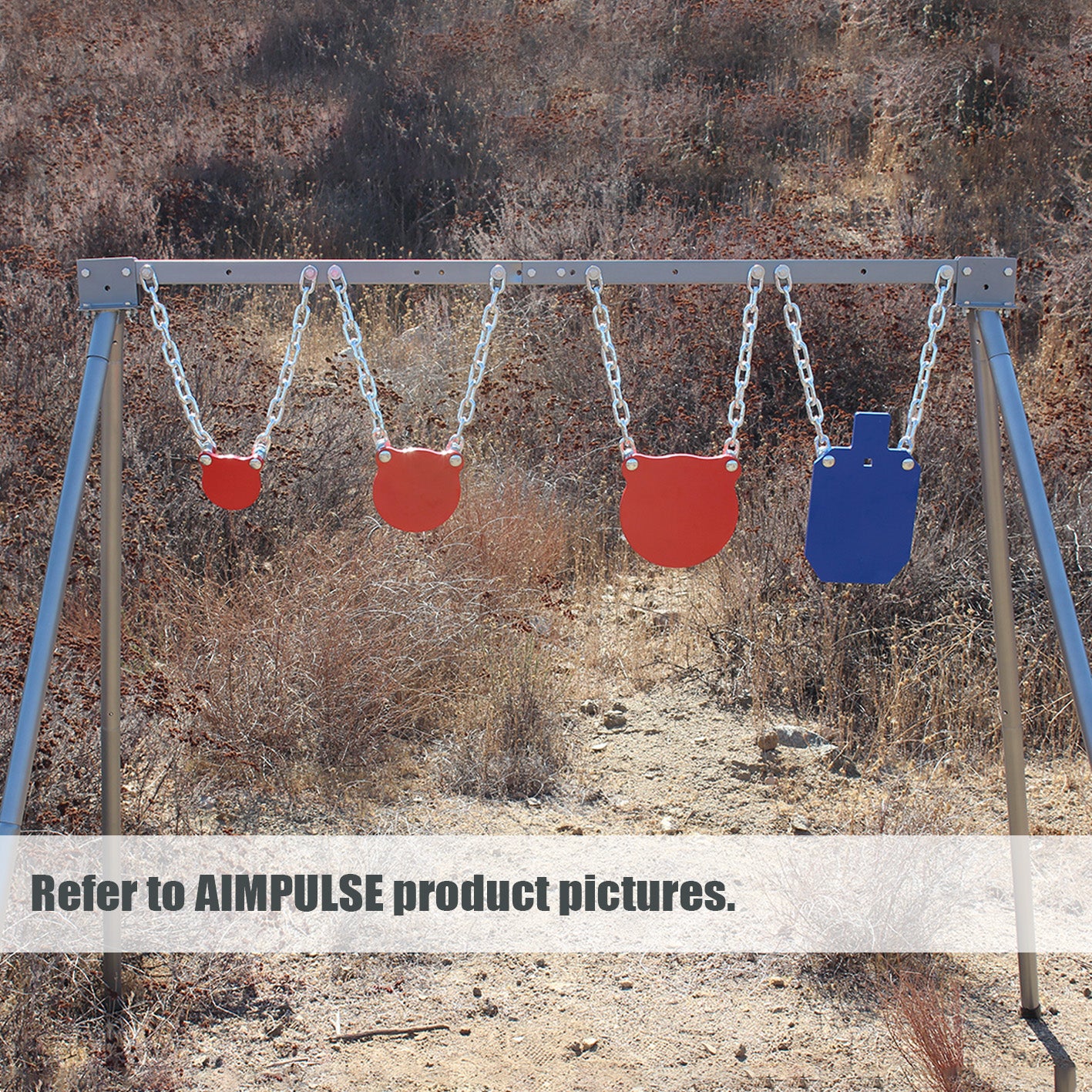 AIMPULSE Steel Target Stand Extension Beams – 1 Pack – Expand Your Target Setup