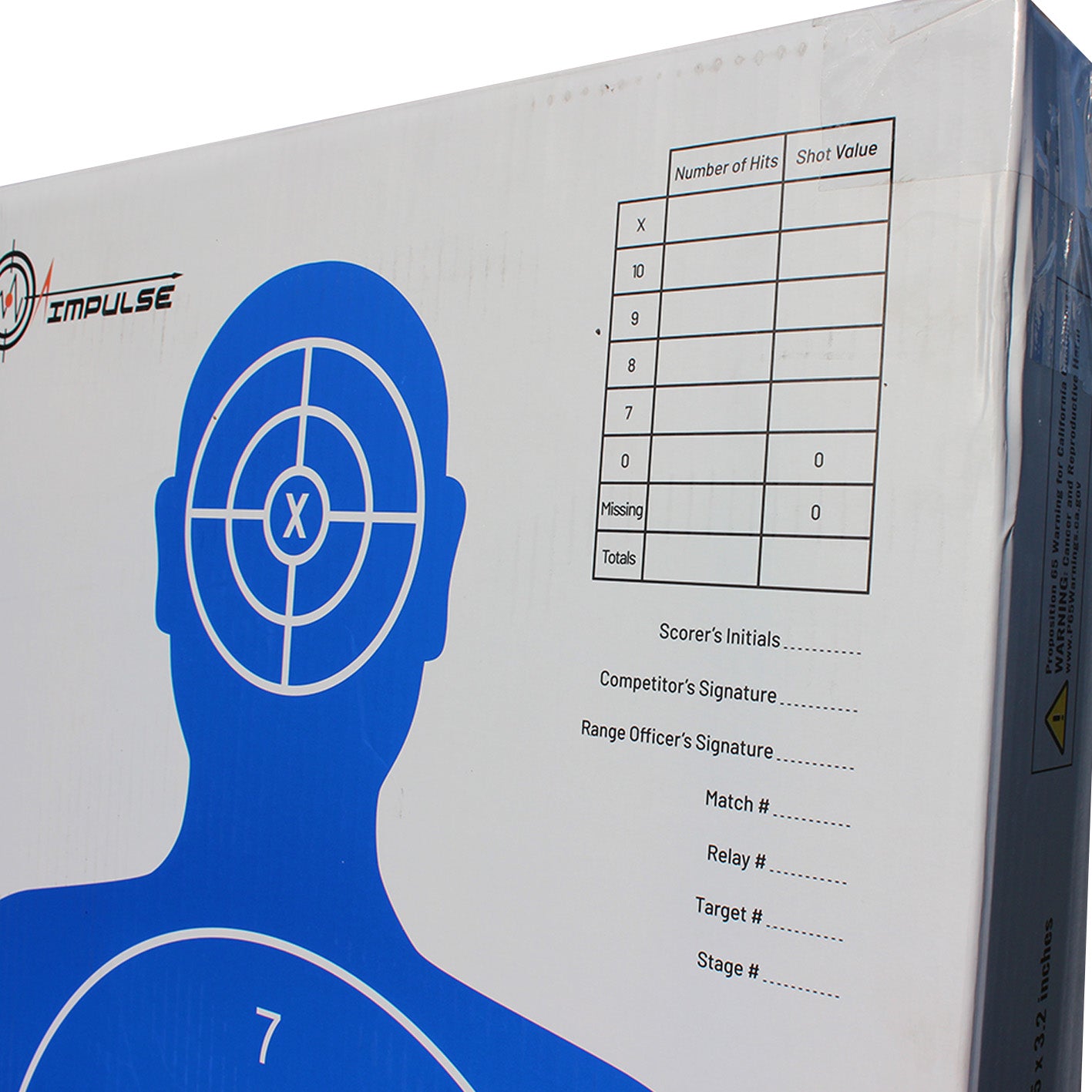 AIMPULSE 18'' x 30'' Cardboard Targets - Pack of 25
