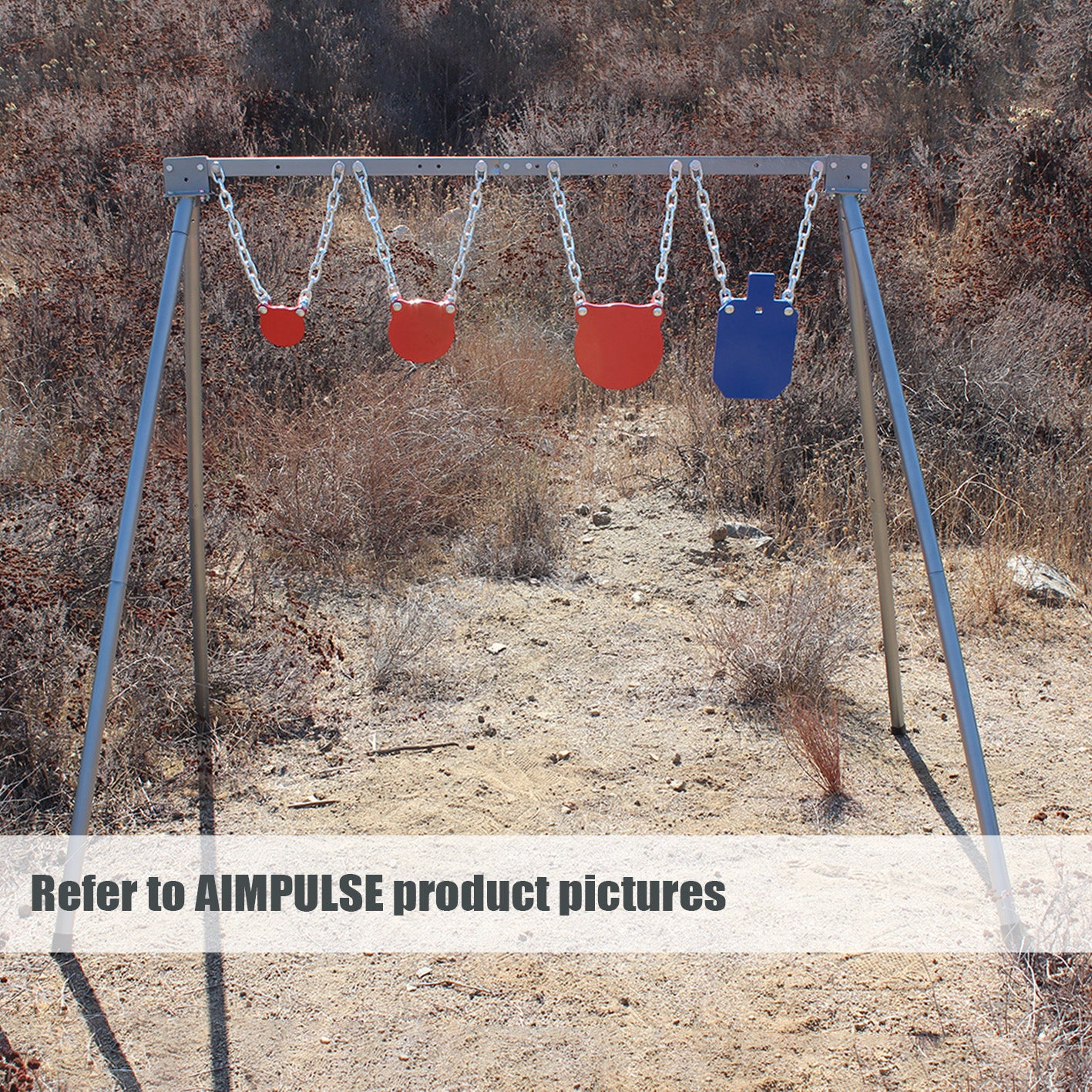 AIMPULSE Steel Target Stand Extension Legs – 1 Pack – Increase Stand Height & Stability