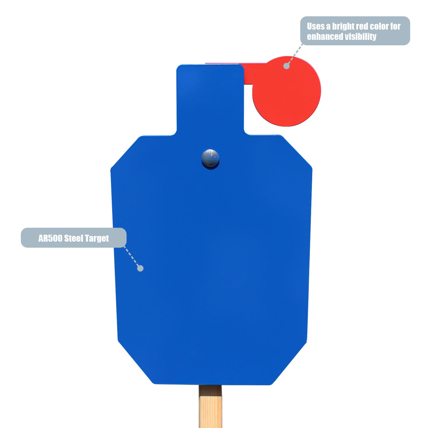 AIMPULSE AR500 Steel Hostage Reactive Shooting Target System