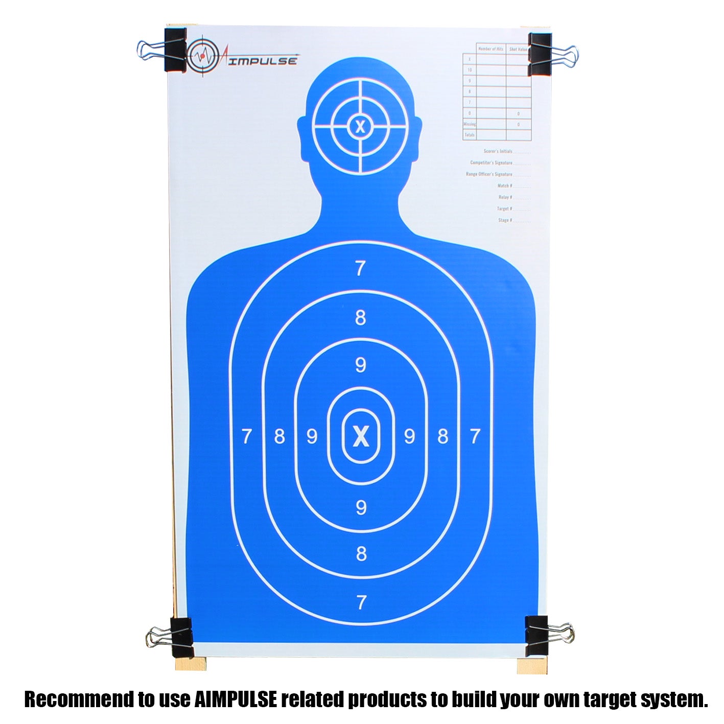 AIMPULSE 18'' x 30'' Cardboard Targets - Pack of 25