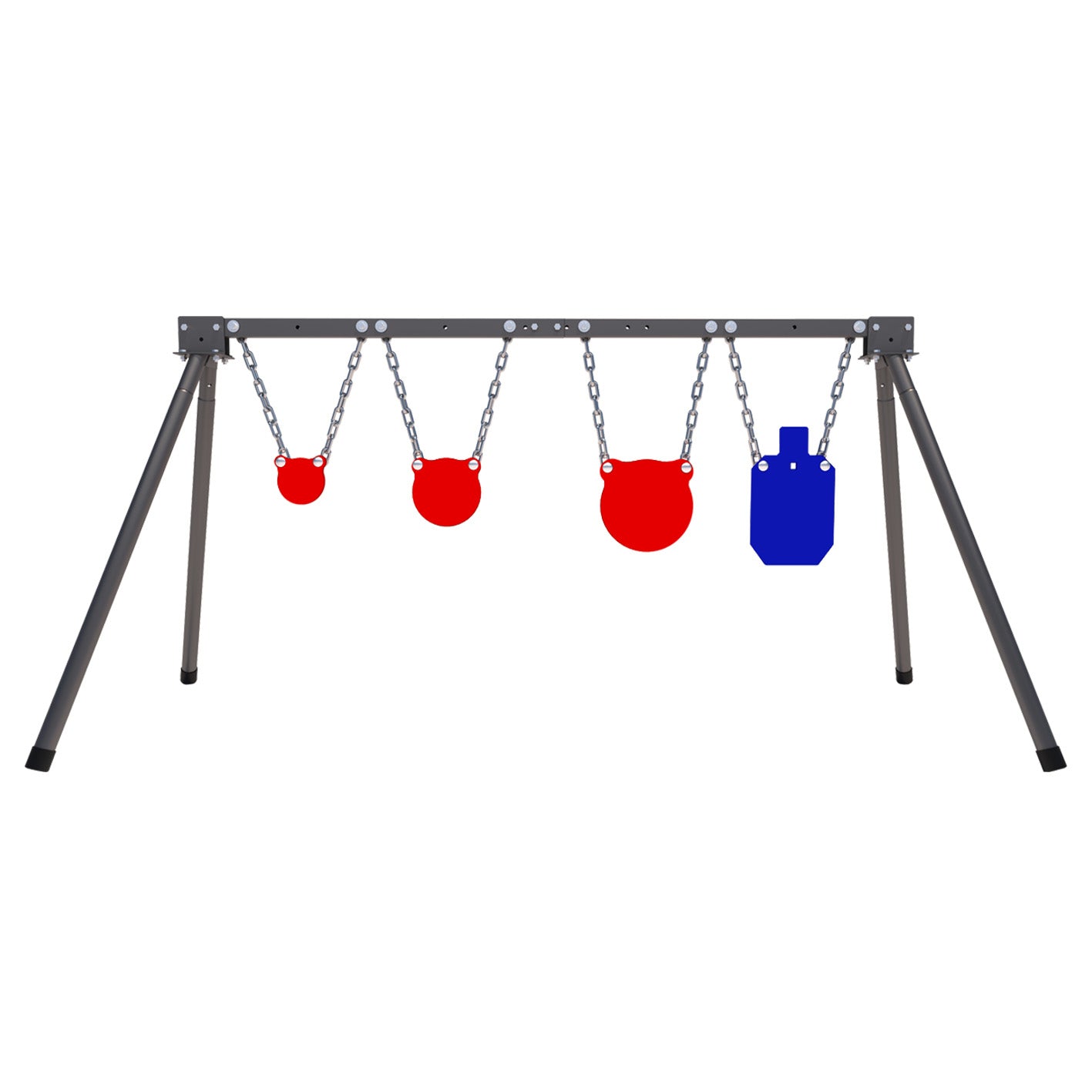AIMPULSE Training Target System – Complete Set with Stand, Chains & 4 AR500 Steel Targets 13