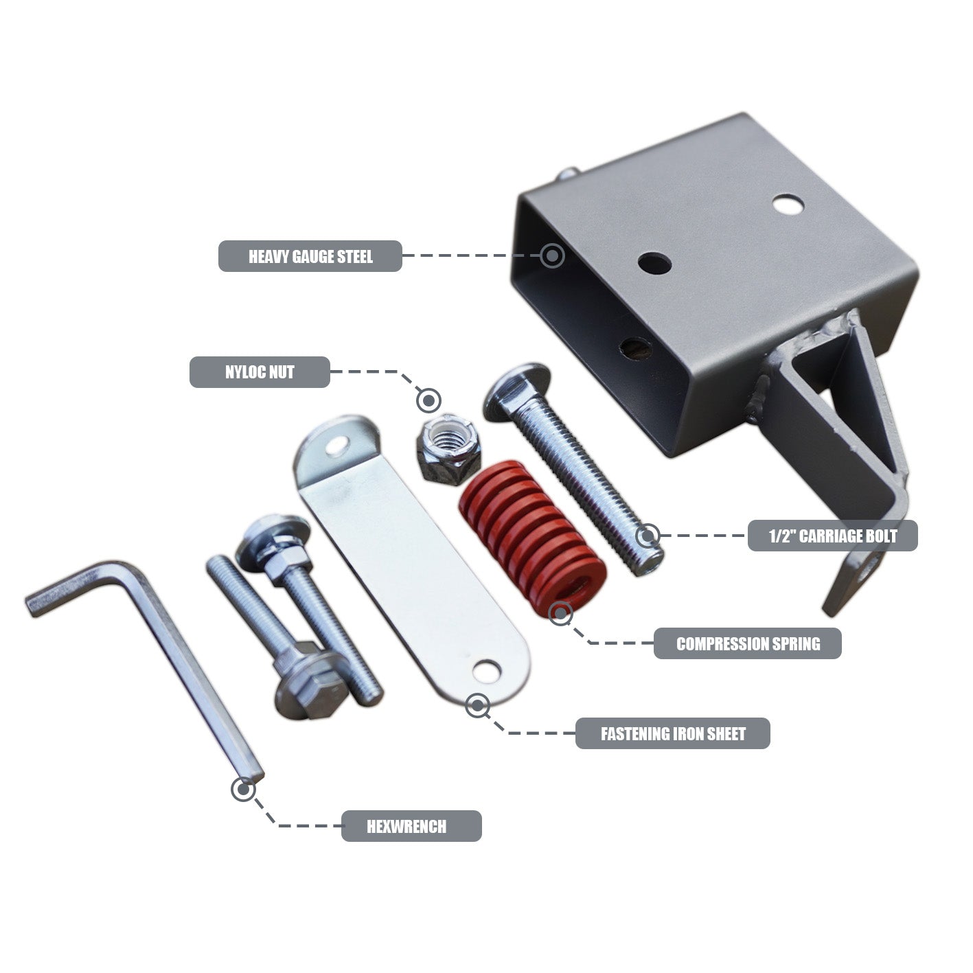 AIMPULSE 2x4 Durable Steel Target Hanger – 1 Pack – Versatile & Heavy-Duty Shooting Accessory