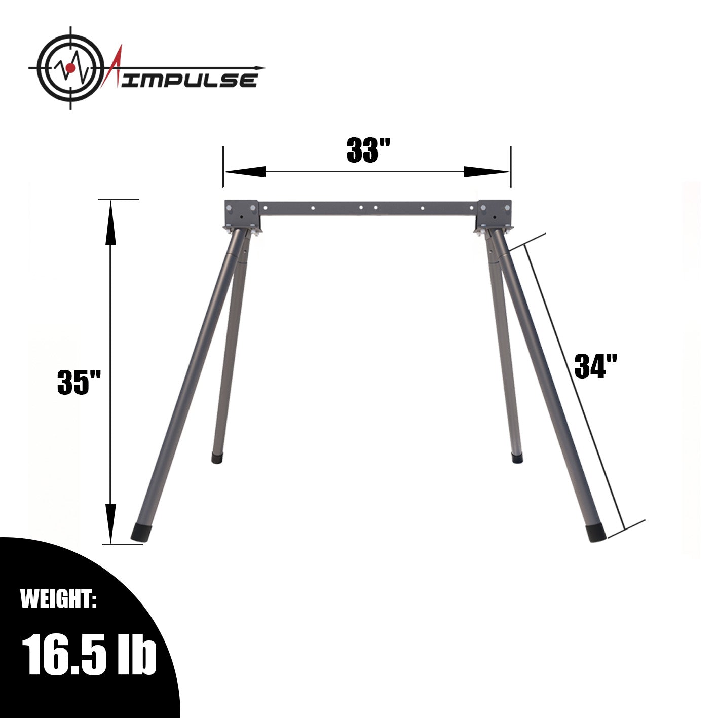 AIMPULSE Steel Target Stand – Durable, Adjustable & Customizable