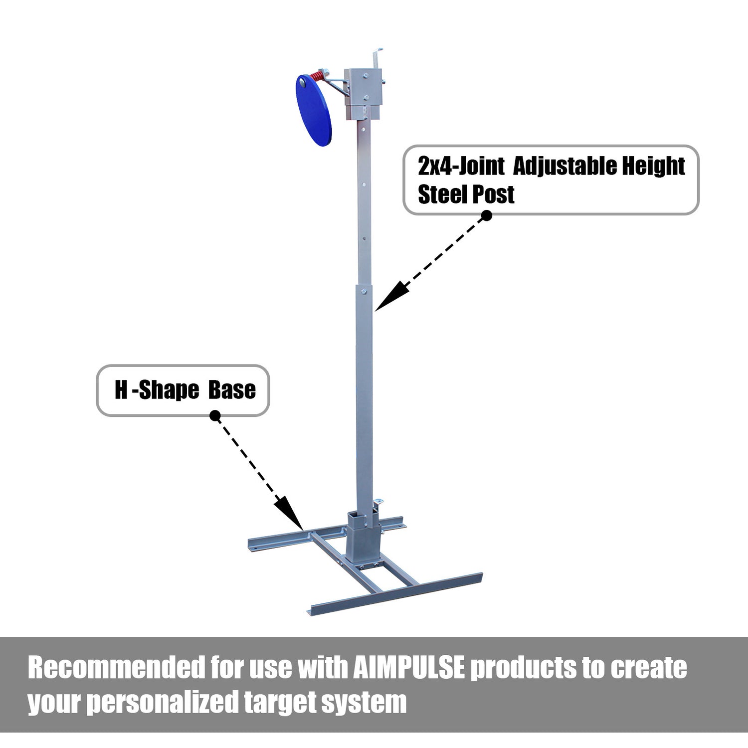 AIMPULSE  12''×1/2'’ AR500 Steel Round Target