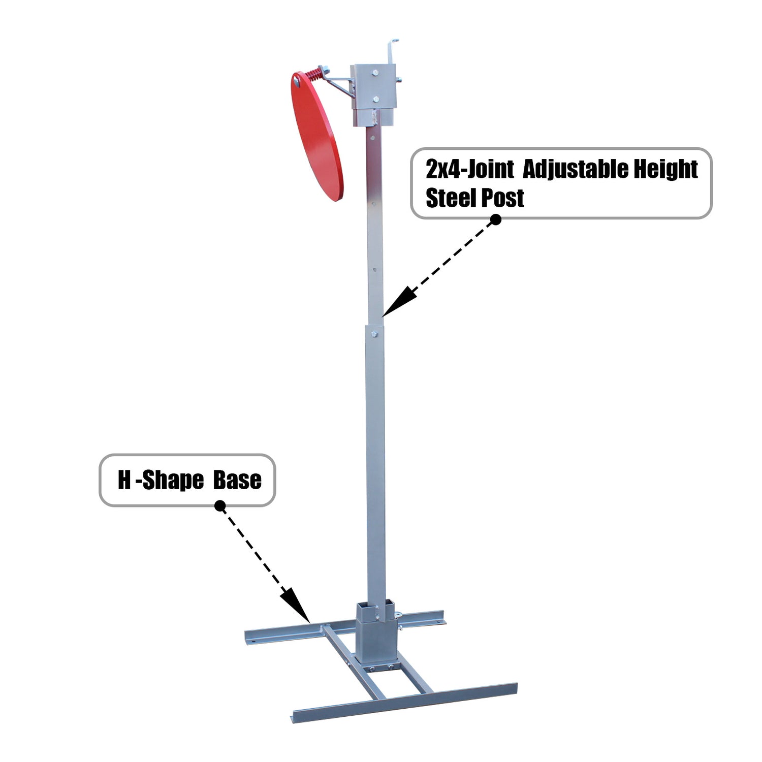AIMPULSE Adjustable Height Steel Post - 1 Pack