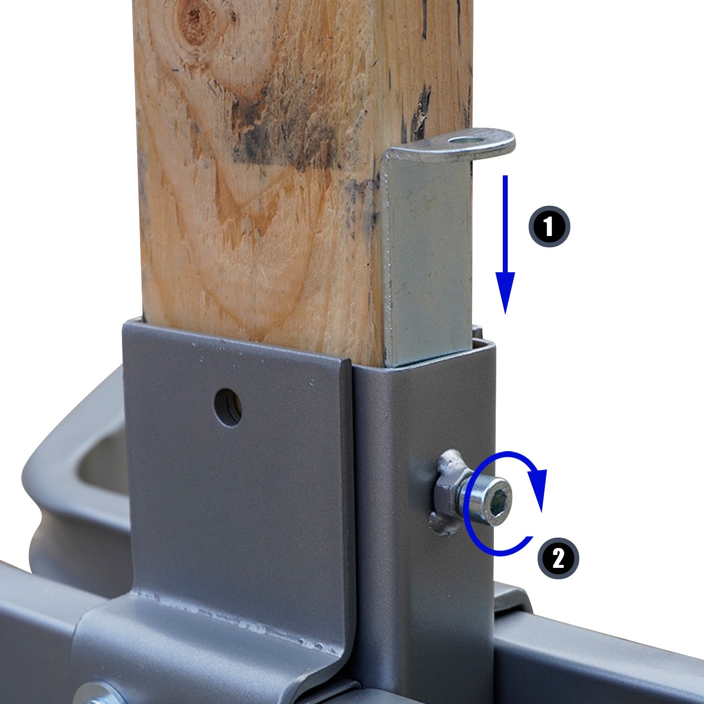 AIMPULSE Universal Target Stand Base – X Shape for 2x4 Posts, 1 Pack