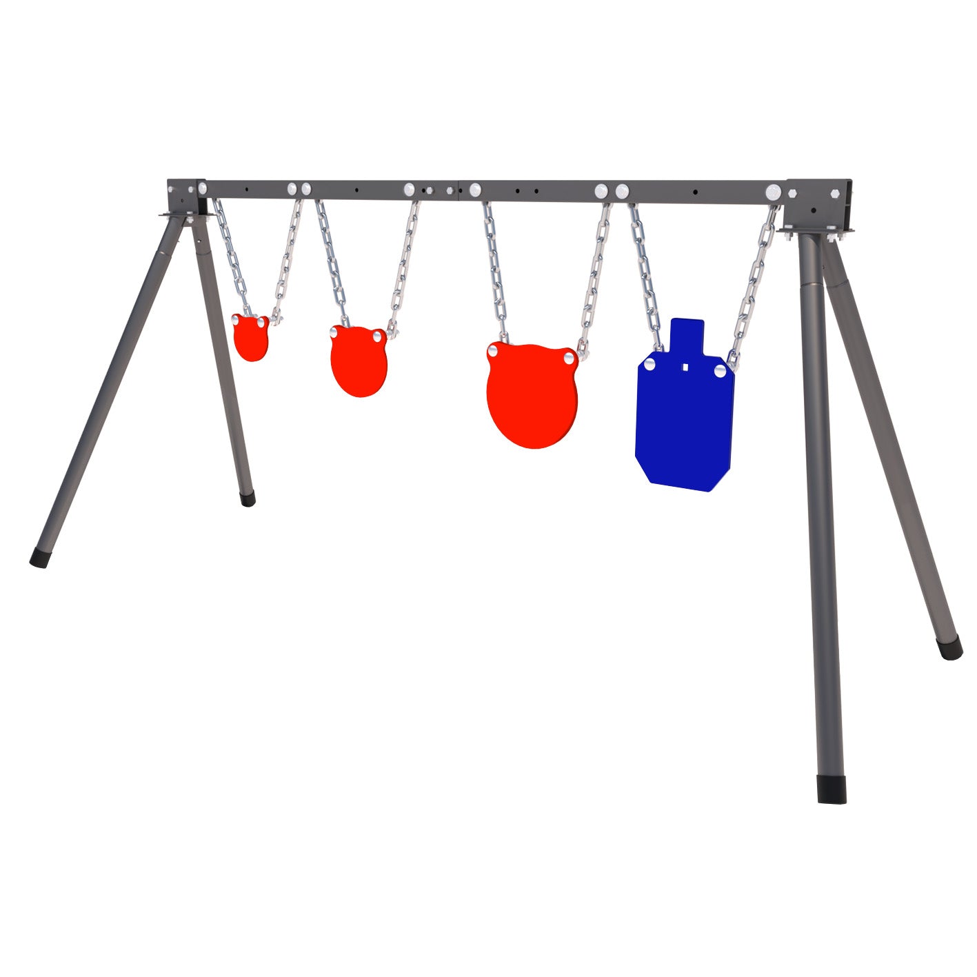 AIMPULSE Training Target System – Complete Set with Stand, Chains & 4 AR500 Steel Targets 13