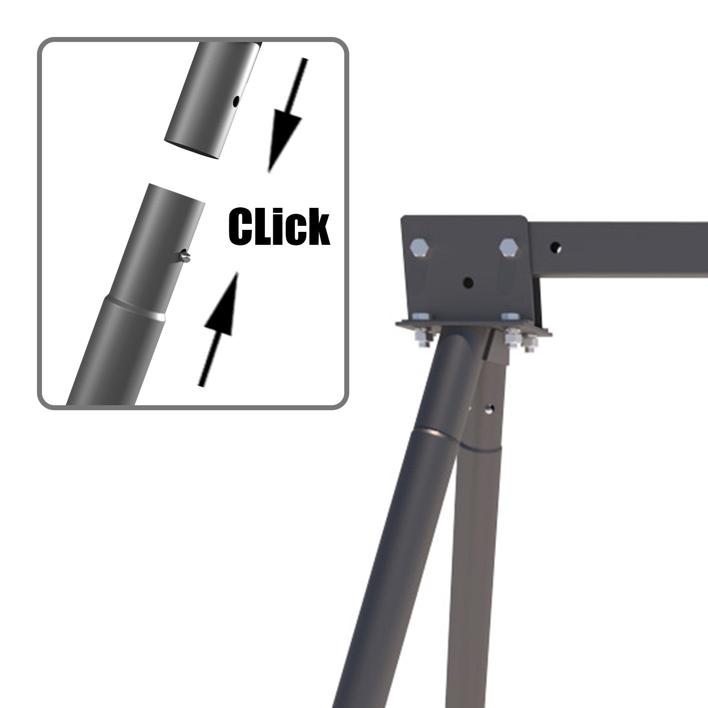 AIMPULSE Steel Target Stand – Durable, Adjustable & Customizable