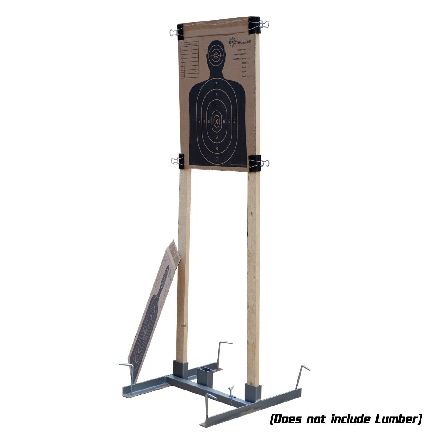 AIMPULSE Paper Target Stand Base – Universal & Adjustable (1 Pack)