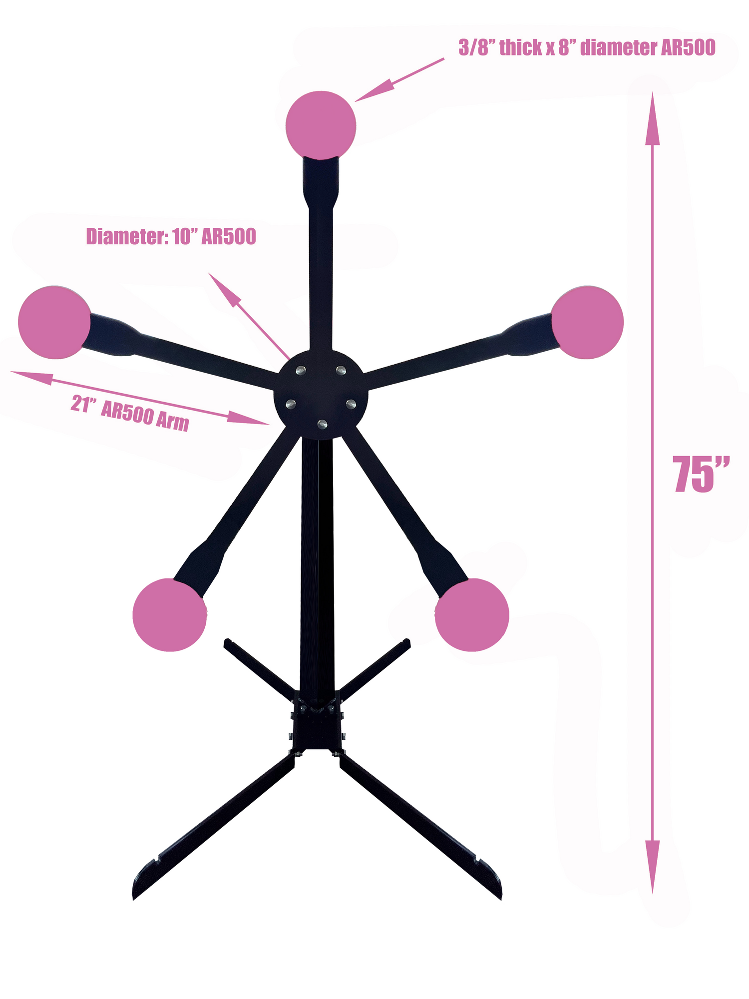 AIMPULSE Texas Star Shooting Target – 8