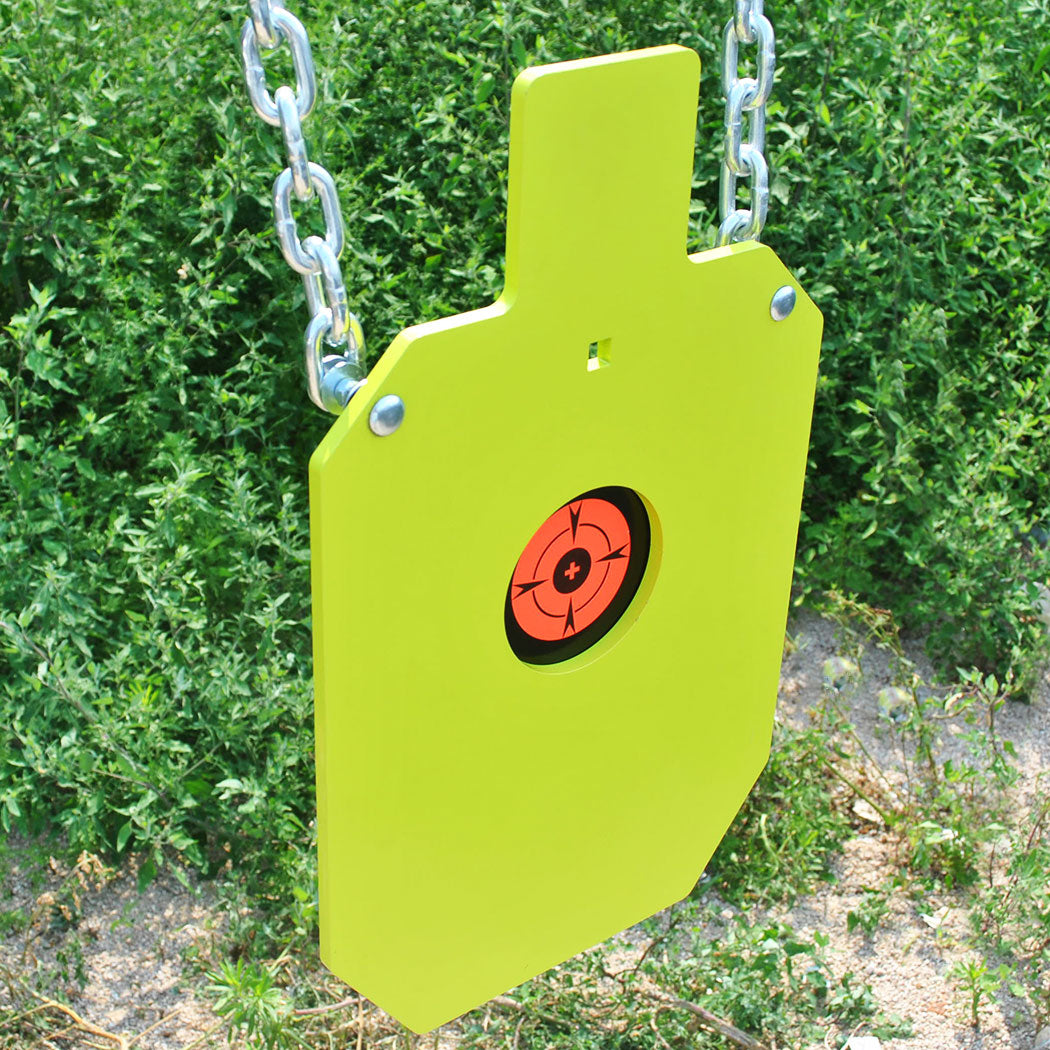 AR500 Steel Target - Silhouette Bullseye Torso - 12