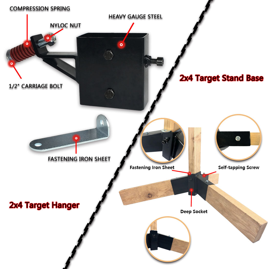 Tripod Base Target Stand with Hanger