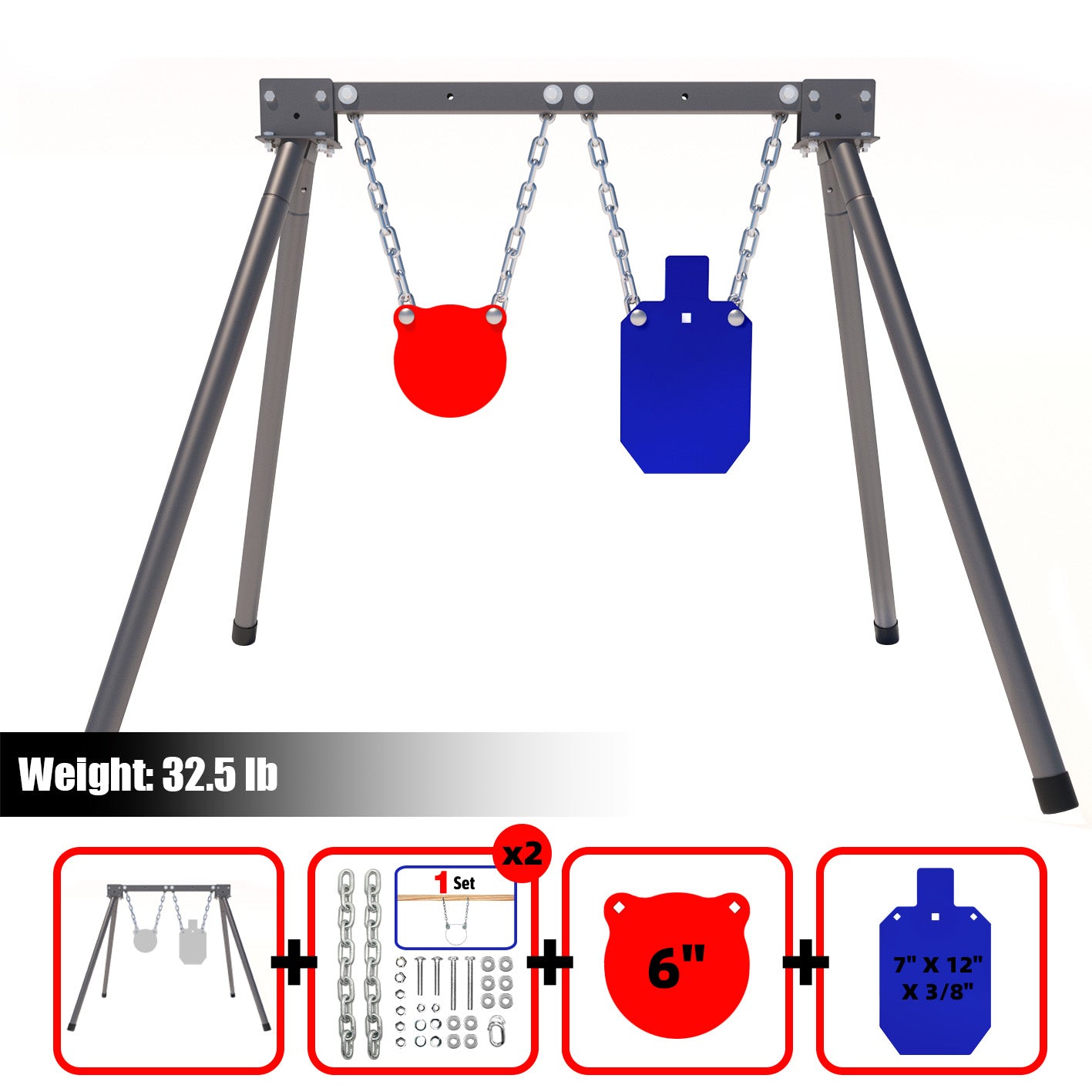 Aimpulse Training Target System-Including the stand, mounting kits and 2 AR500 Targets