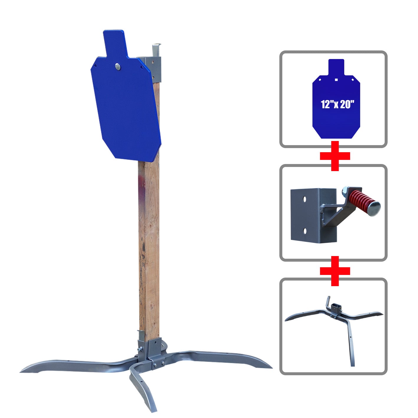 Aimpulse Claw Base Shooting Target 12''X20'' Bundle--Include a 20