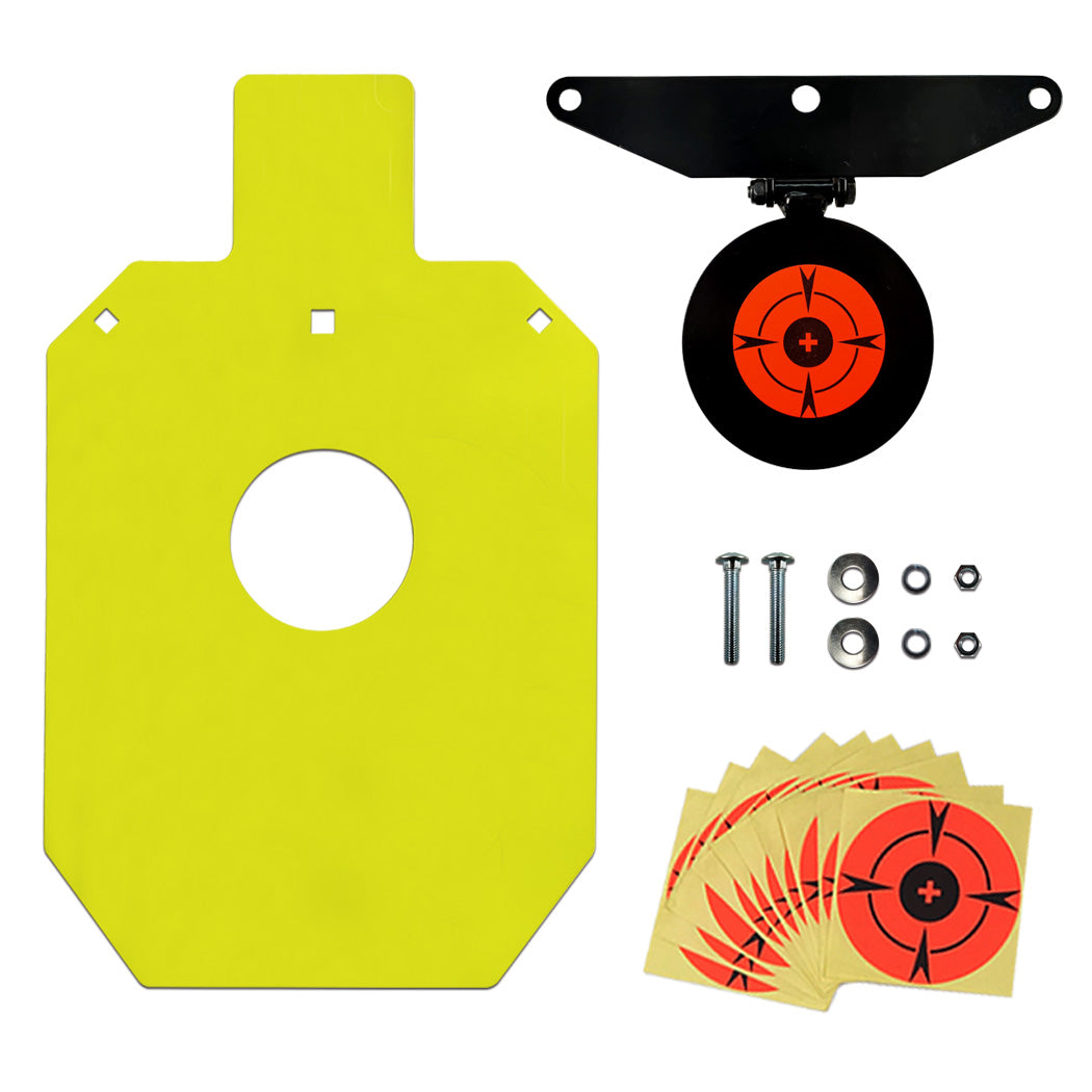 AR500 Steel Target - Silhouette Bullseye Torso - 12