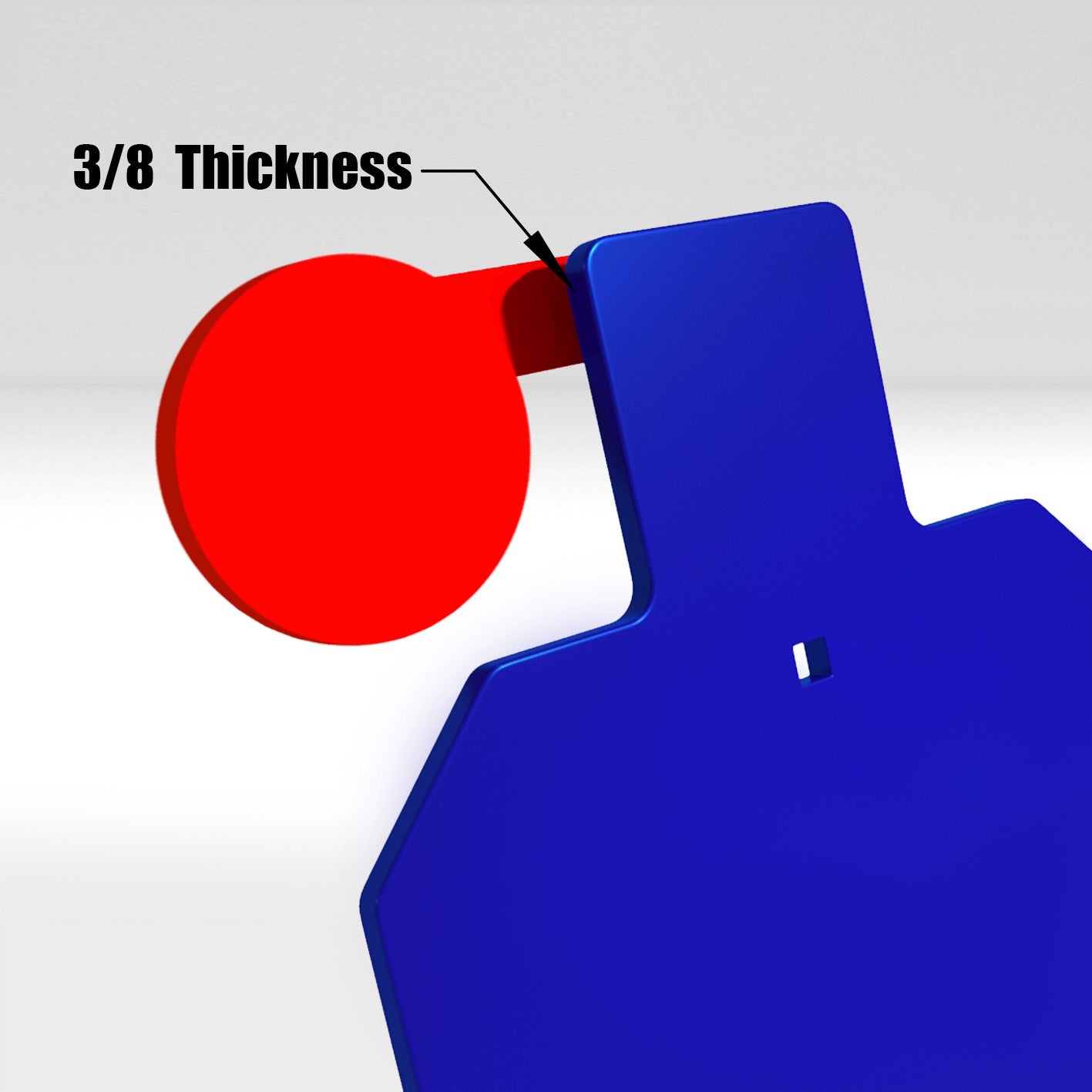 AIMPULSE 20x 12 x 3/8 Inch AR500 Steel Shooting Hostage Target