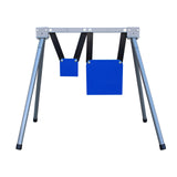 AIMPULSE AR500 Steel Target Set – 6" & 12" Square Shooting Plates, 1/2" Thick with Heavy-Duty Rubber Straps & Target Stand