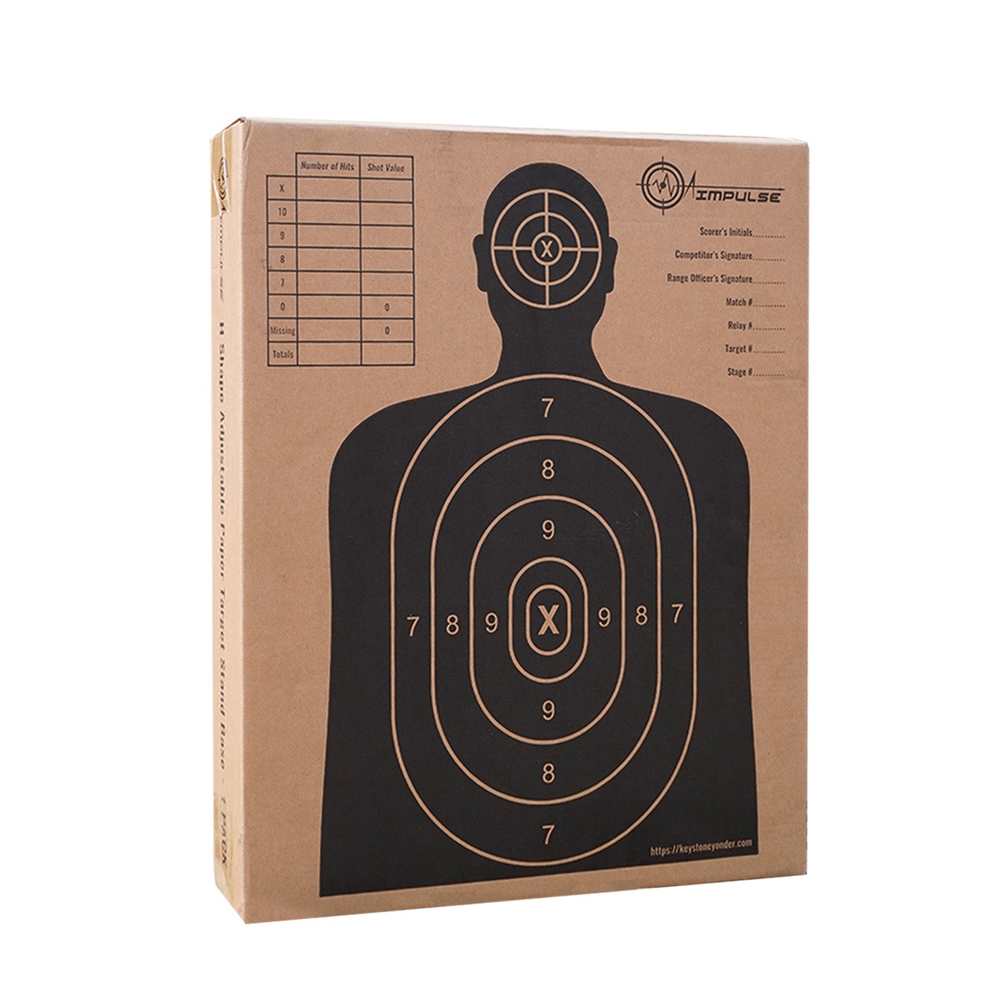 AIMPULSE Paper Target Stand Base – Universal & Adjustable (1 Pack