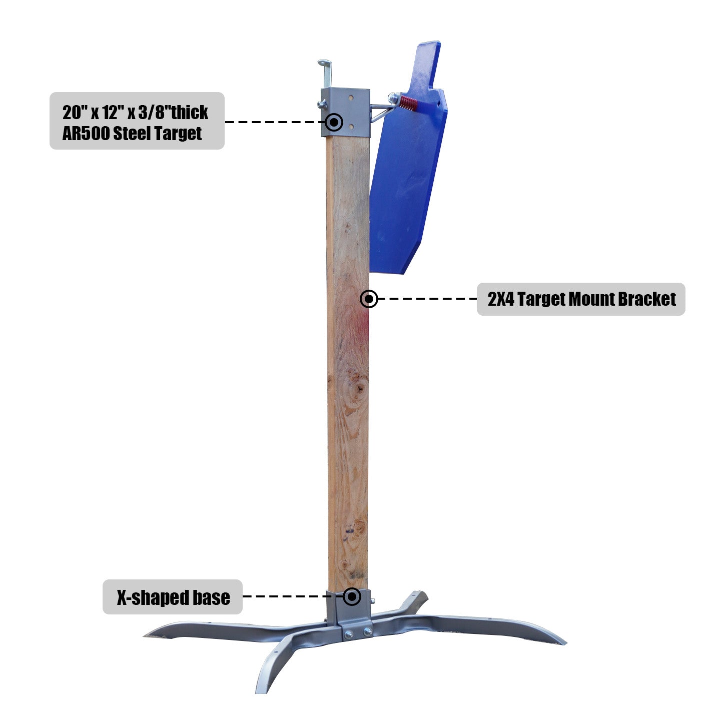 Aimpulse Claw Base Shooting Target 12''X20'' Bundle--Include a 20