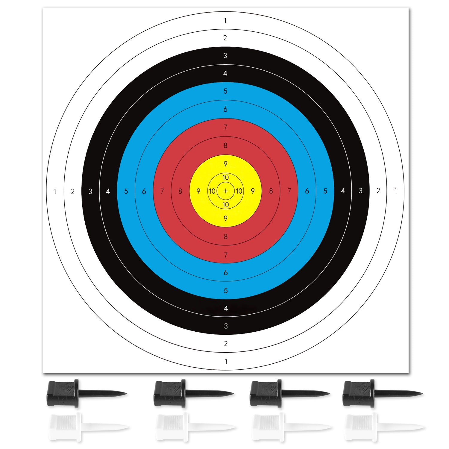 Standard Archery Paper Targets - 16X16in