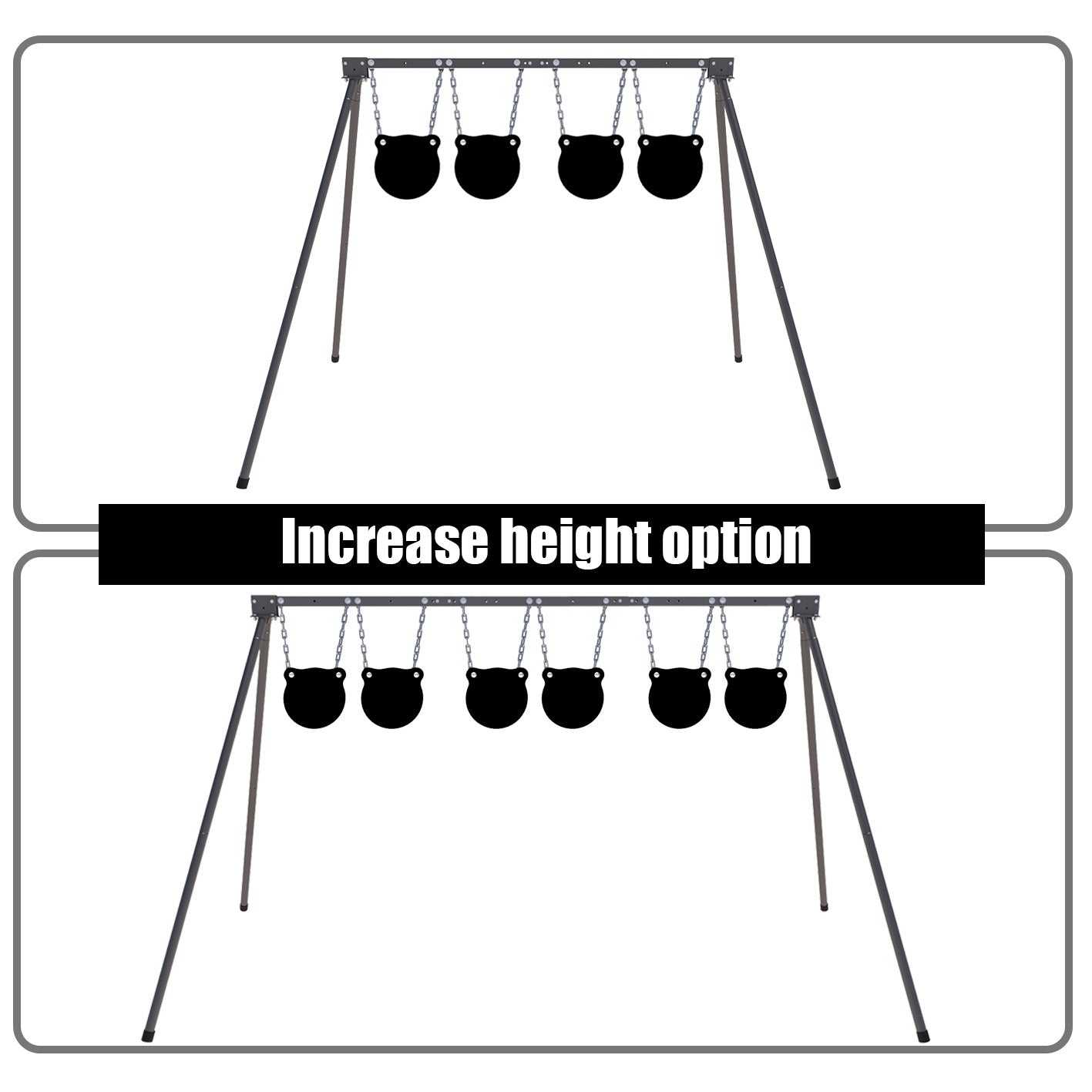 AIMPULSE AR500 Steel Target Set – 6
