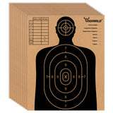 13" X 16" Cardboard Targets for Shooting, Torso Paper Targets - ISPC/USPSA/IDPA