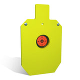 AR500 Steel Target - Silhouette Bullseye Torso - 12" x 20" x 3/8"